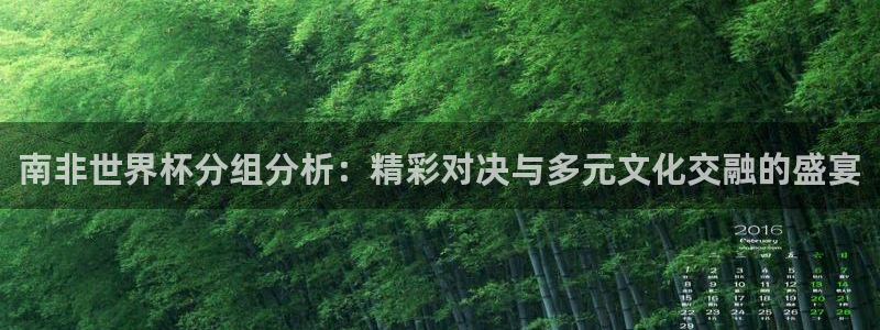 世界杯时间:南非世界杯分组分析:精彩对决与多元文化交融的盛宴